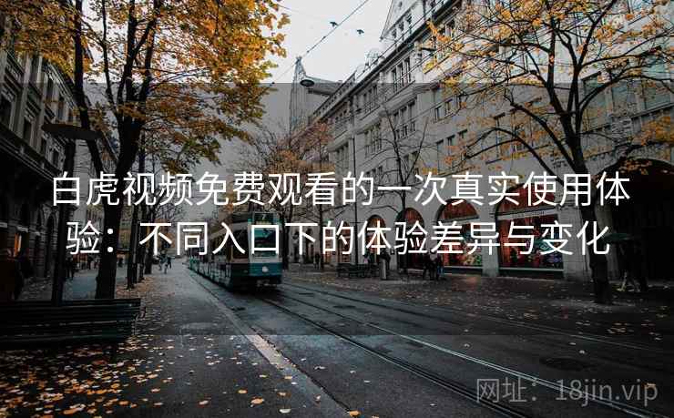 白虎视频免费观看的一次真实使用体验：不同入口下的体验差异与变化