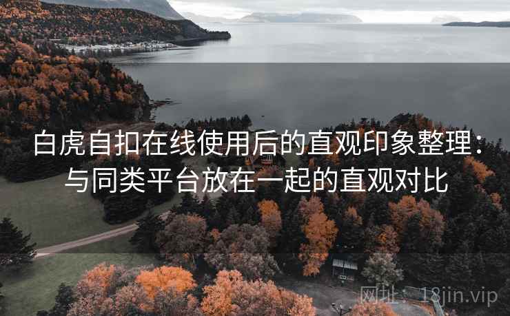 白虎自扣在线使用后的直观印象整理：与同类平台放在一起的直观对比