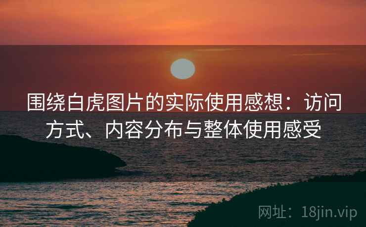围绕白虎图片的实际使用感想:访问方式、内容分布与整体使用感受 围绕白虎图片的实际使用感想:访问方式、内容分布与整体使用感受