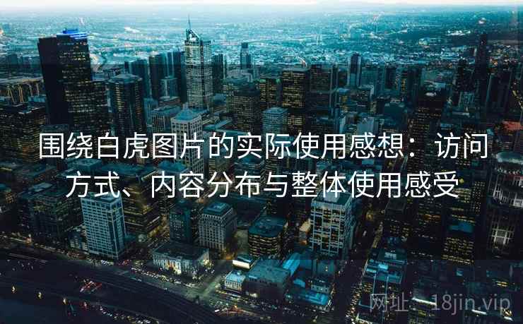 围绕白虎图片的实际使用感想：访问方式、内容分布与整体使用感受