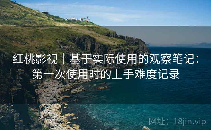 红桃影视|基于实际使用的观察笔记:第一次使用时的上手难度记录 红桃影视|基于实际使用的观察笔记:第一次使用时的上手难度记录