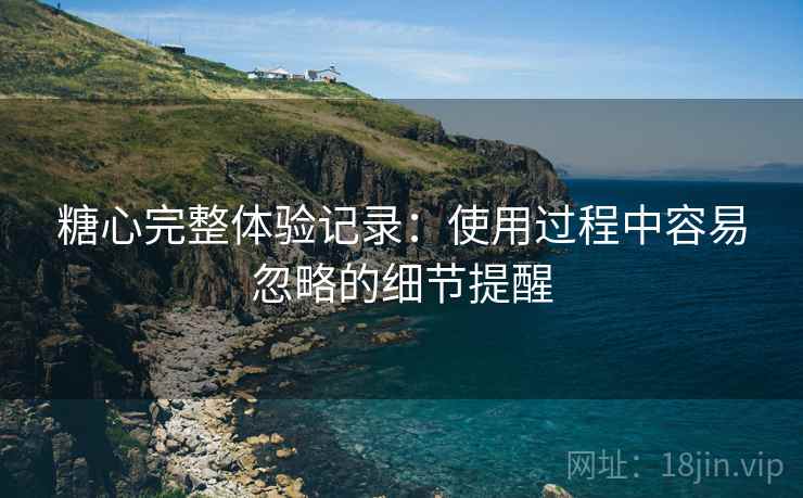 糖心完整体验记录：使用过程中容易忽略的细节提醒