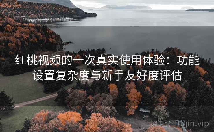 红桃视频的一次真实使用体验:功能设置复杂度与新手友好度评估 红桃视频的一次真实使用体验:功能设置复杂度与新手友好度评估