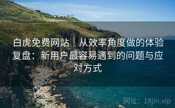 白虎免费网站｜从效率角度做的体验复盘：新用户最容易遇到的问题与应对方式